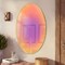 Round Mirror Wall Decor Mirror Wall Art Mirrors with Colour Reflection